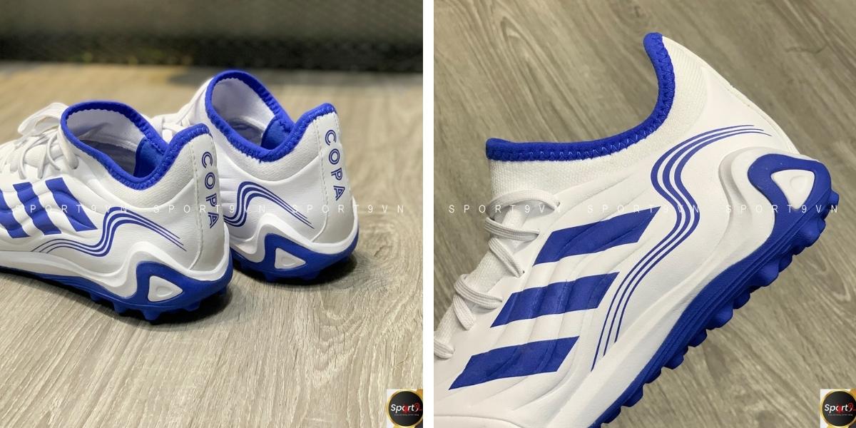 Giày bóng đá chính hãng Adidas Copa Sense .3 TF Diamond Edge - Trắng Xanh - GW4963